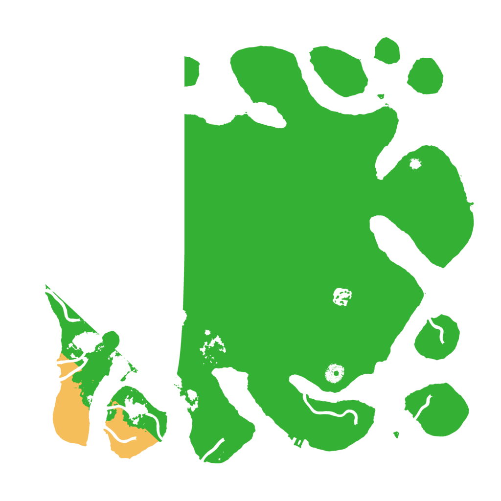 Biome Rust Map: Procedural Map, Size: 4000, Seed: 4489590