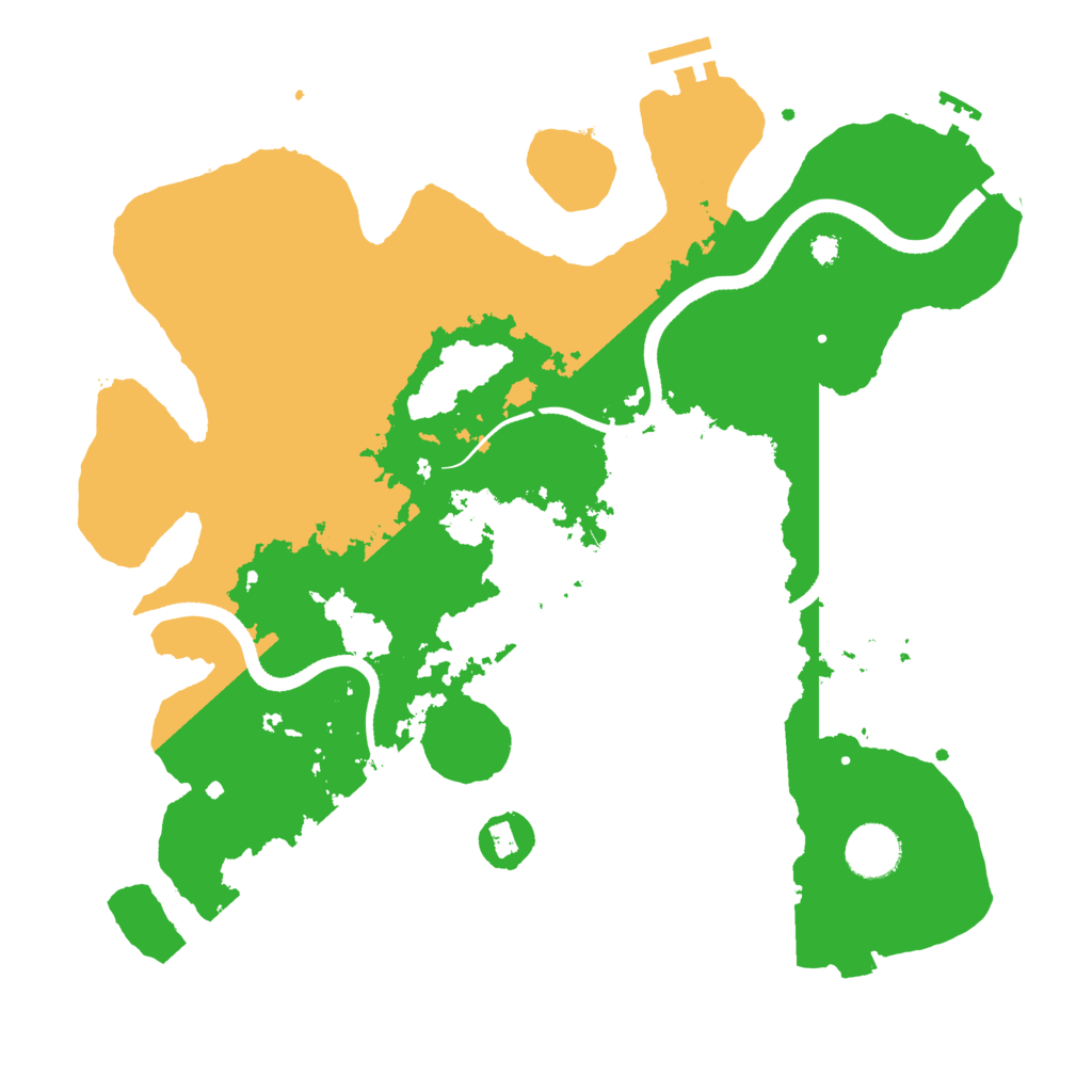 Biome Rust Map: Procedural Map, Size: 3510, Seed: 1696173