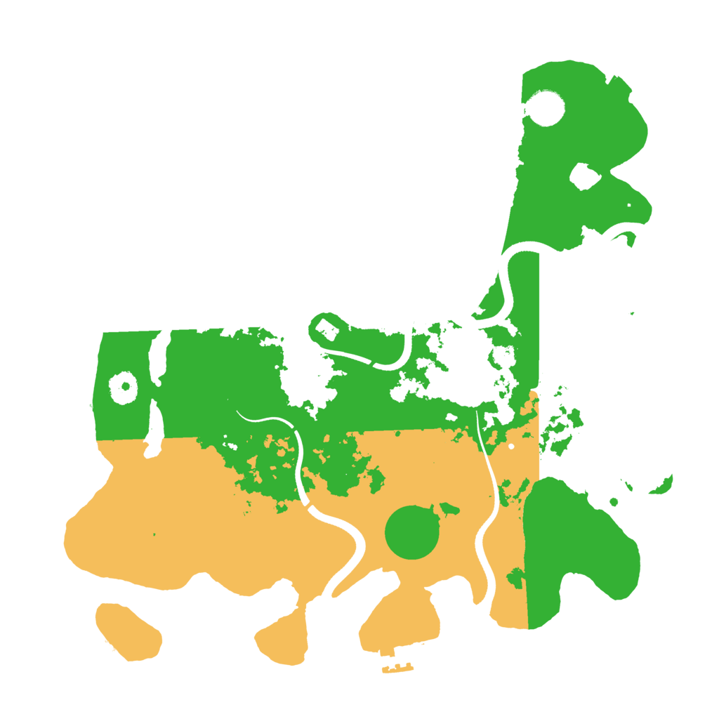 Biome Rust Map: Procedural Map, Size: 3510, Seed: 1329044