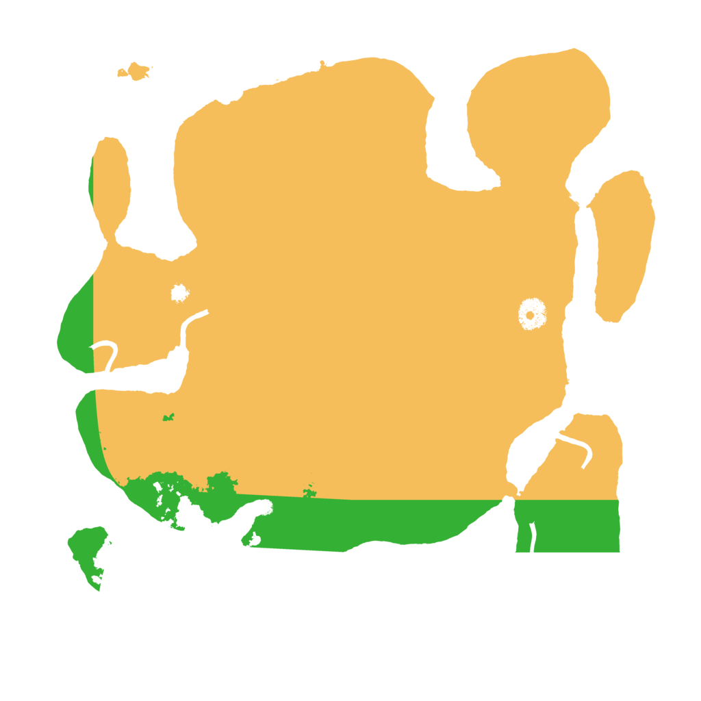 Biome Rust Map: Procedural Map, Size: 3500, Seed: 98238805