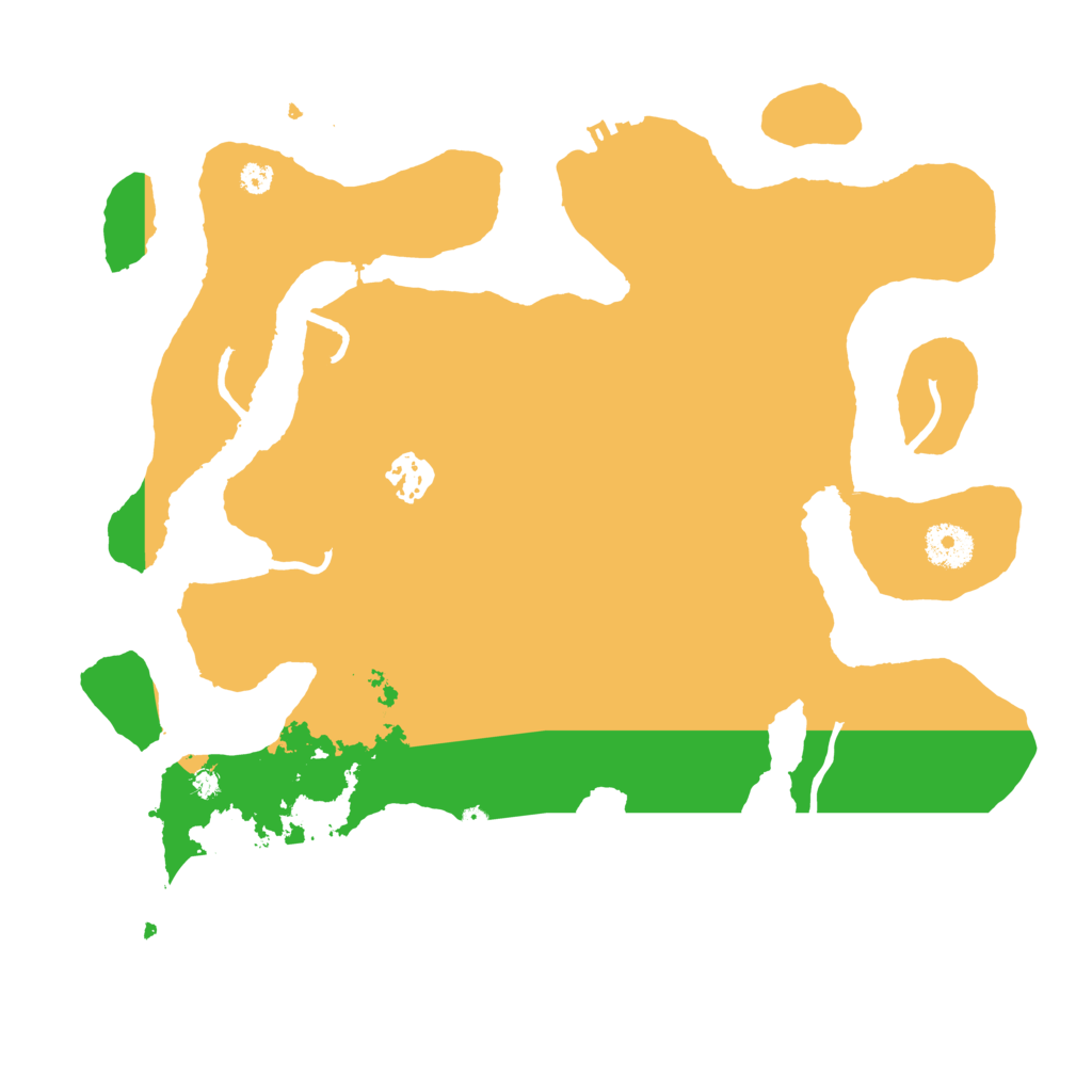 Biome Rust Map: Procedural Map, Size: 3510, Seed: 650795