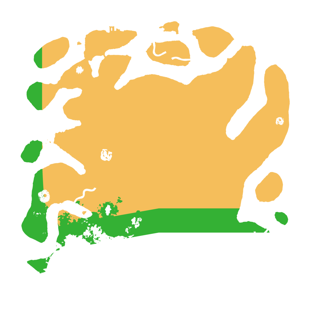 Biome Rust Map: Procedural Map, Size: 4000, Seed: 864549