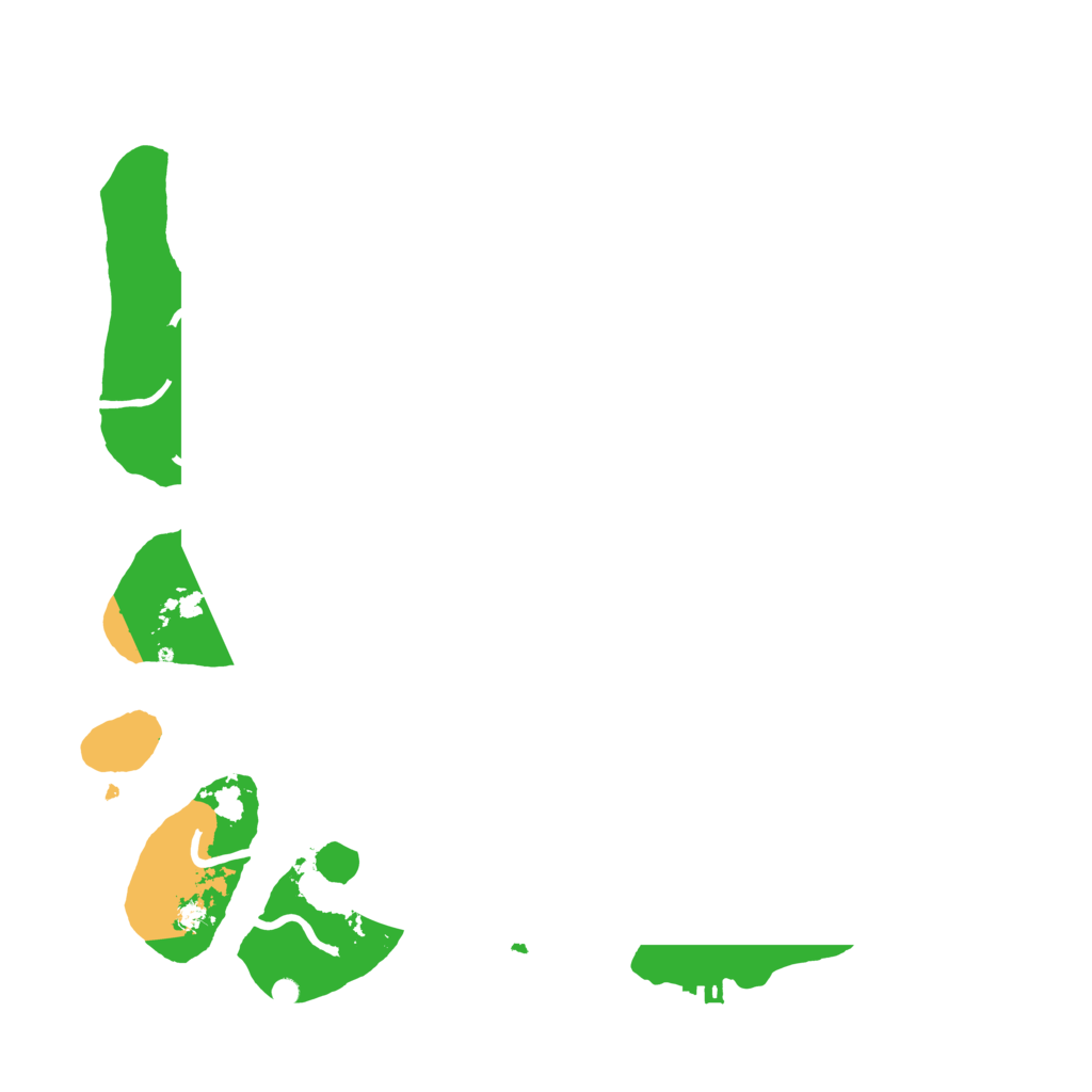 Biome Rust Map: Procedural Map, Size: 3510, Seed: 6421538