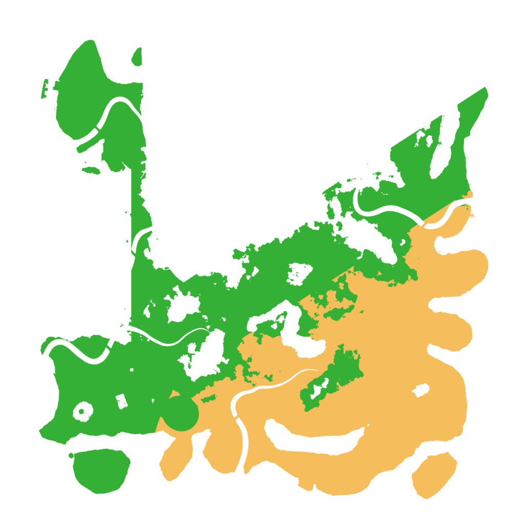 Biome Rust Map: Procedural Map, Size: 4000, Seed: 686877