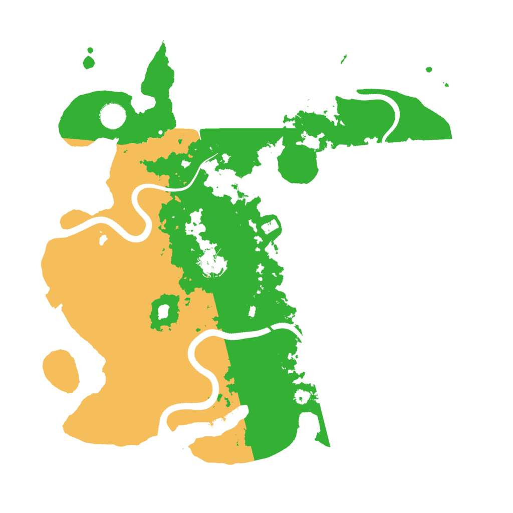 Biome Rust Map: Procedural Map, Size: 3510, Seed: 5281823