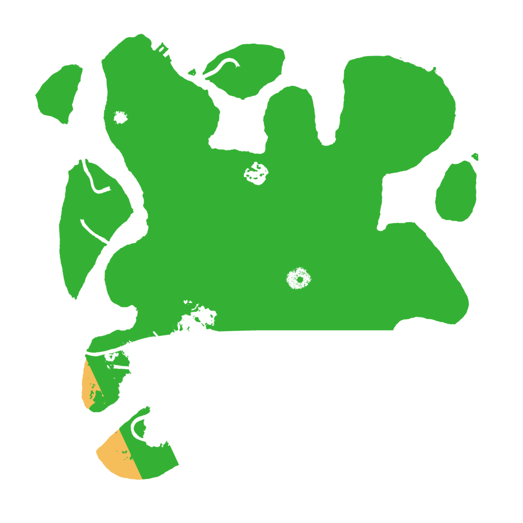 Biome Rust Map: Procedural Map, Size: 3510, Seed: 3962619