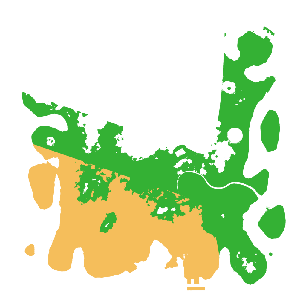 Biome Rust Map: Procedural Map, Size: 3510, Seed: 4312779