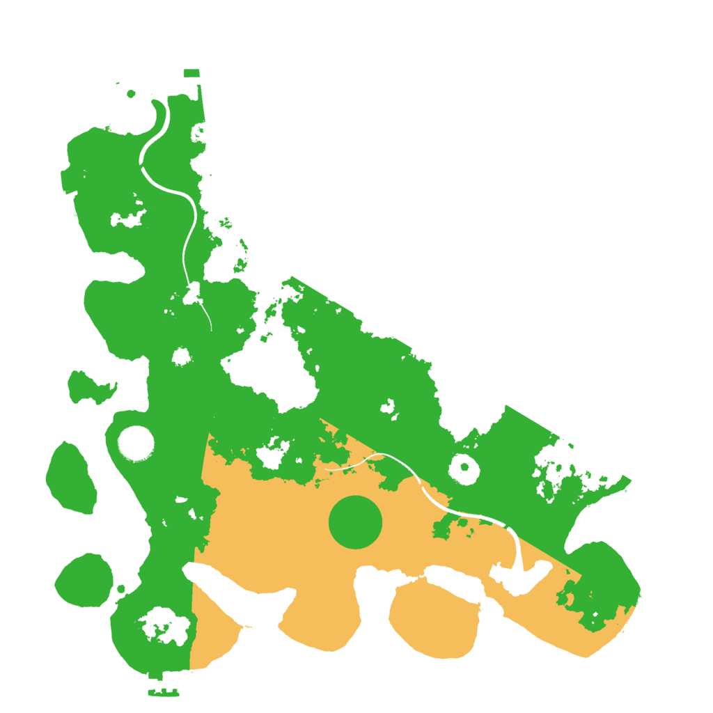 Biome Rust Map: Procedural Map, Size: 3510, Seed: 1236479