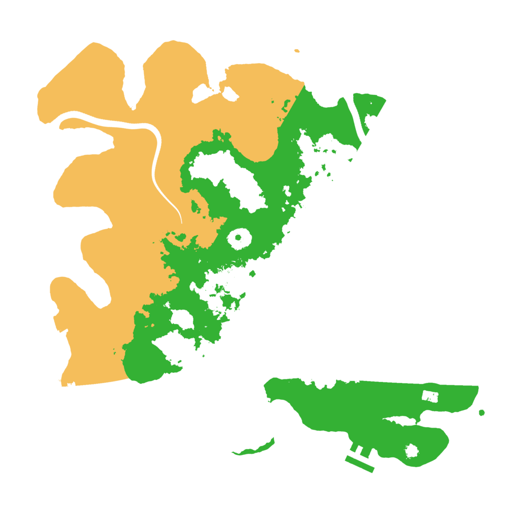 Biome Rust Map: Procedural Map, Size: 3510, Seed: 3005659