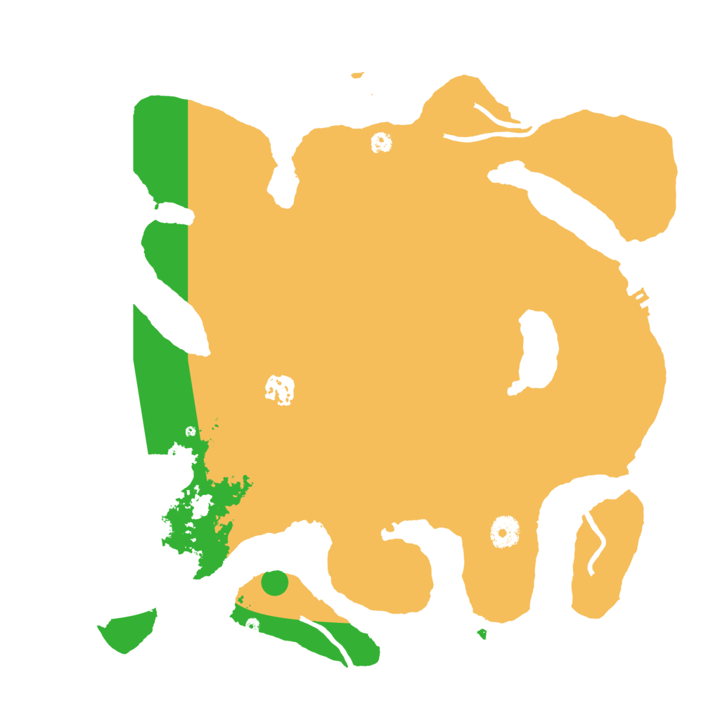 Biome Rust Map: Procedural Map, Size: 3510, Seed: 229129