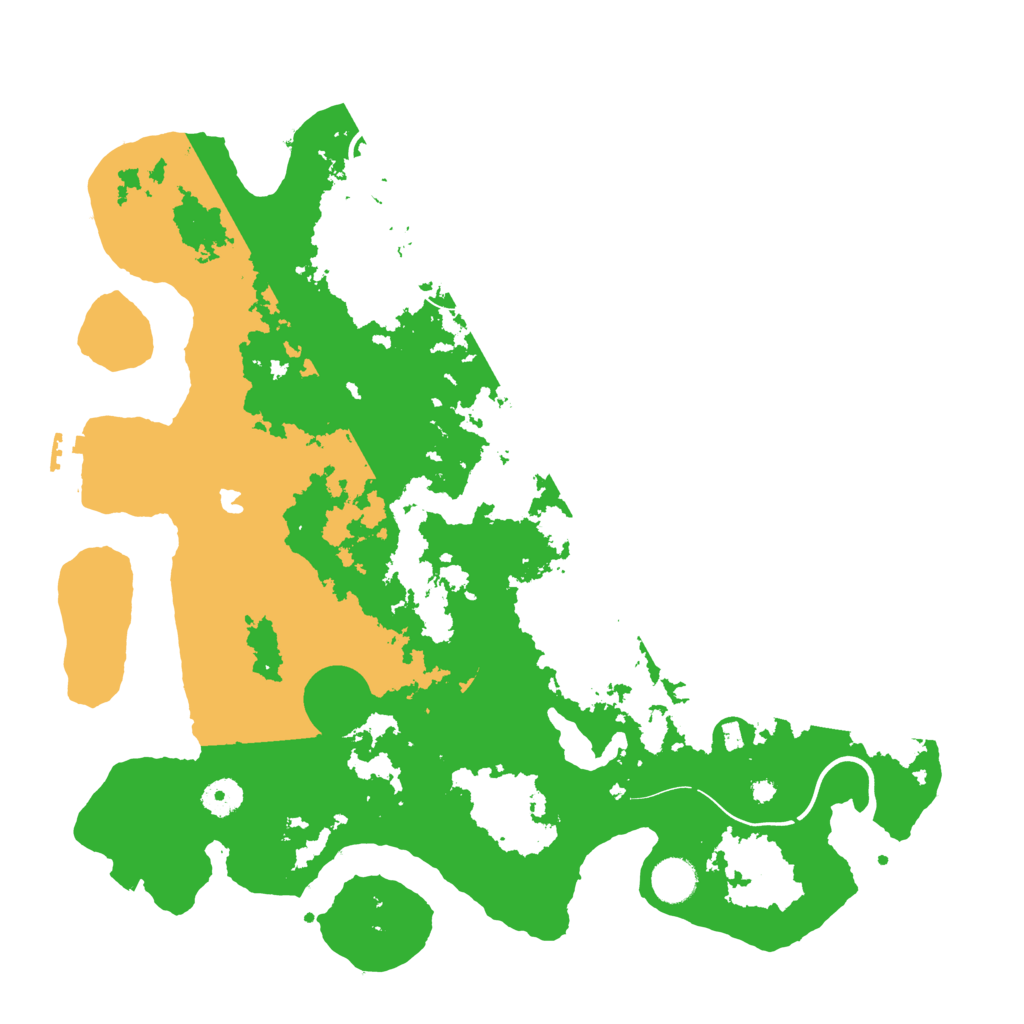 Biome Rust Map: Procedural Map, Size: 4000, Seed: 5130480