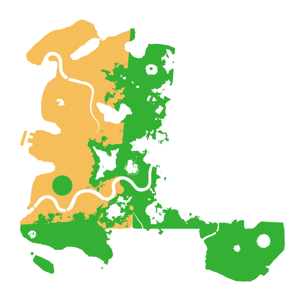 Biome Rust Map: Procedural Map, Size: 4000, Seed: 6076392