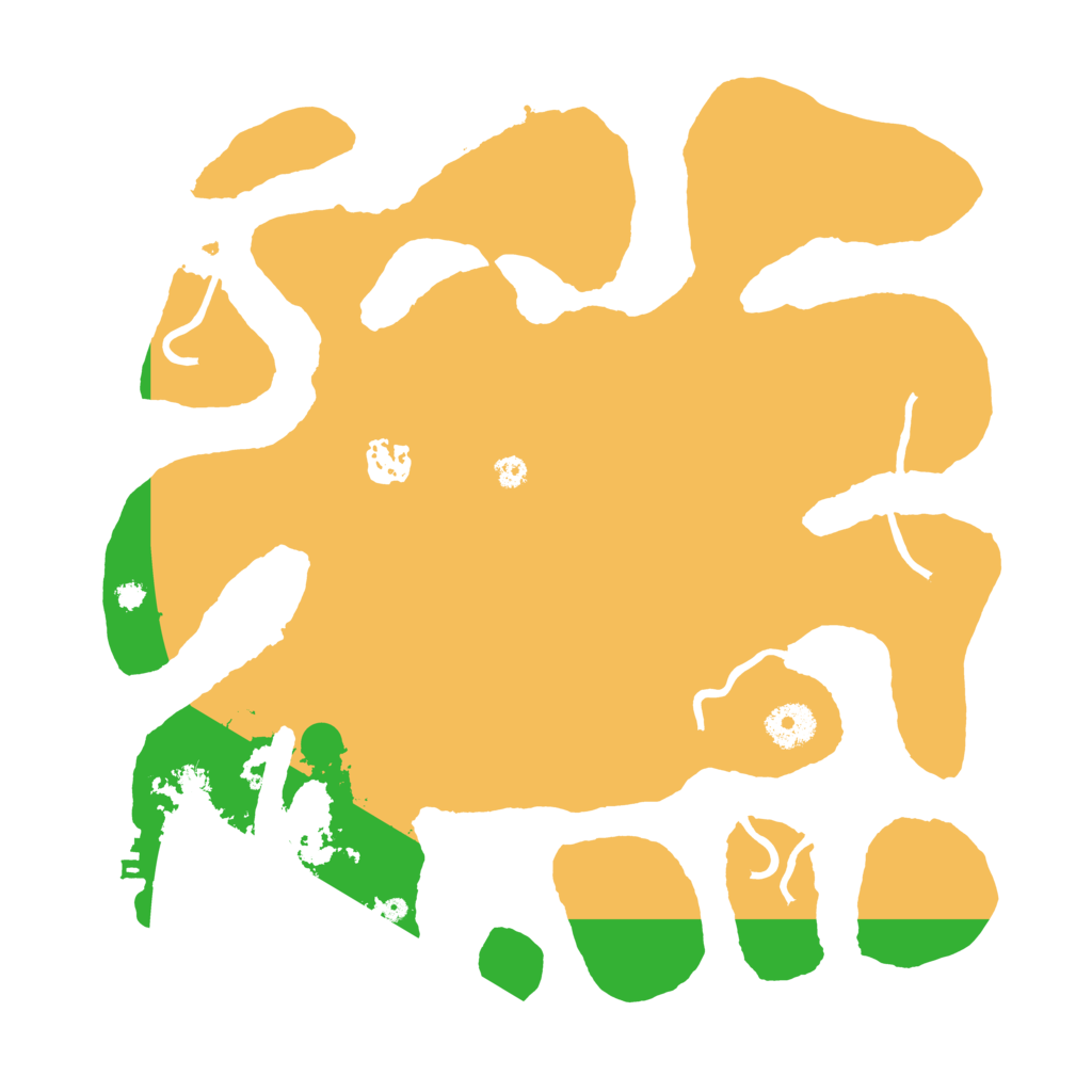 Biome Rust Map: Procedural Map, Size: 3510, Seed: 1133313