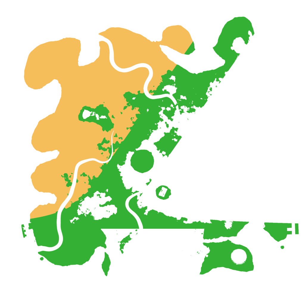 Biome Rust Map: Procedural Map, Size: 3510, Seed: 5286613