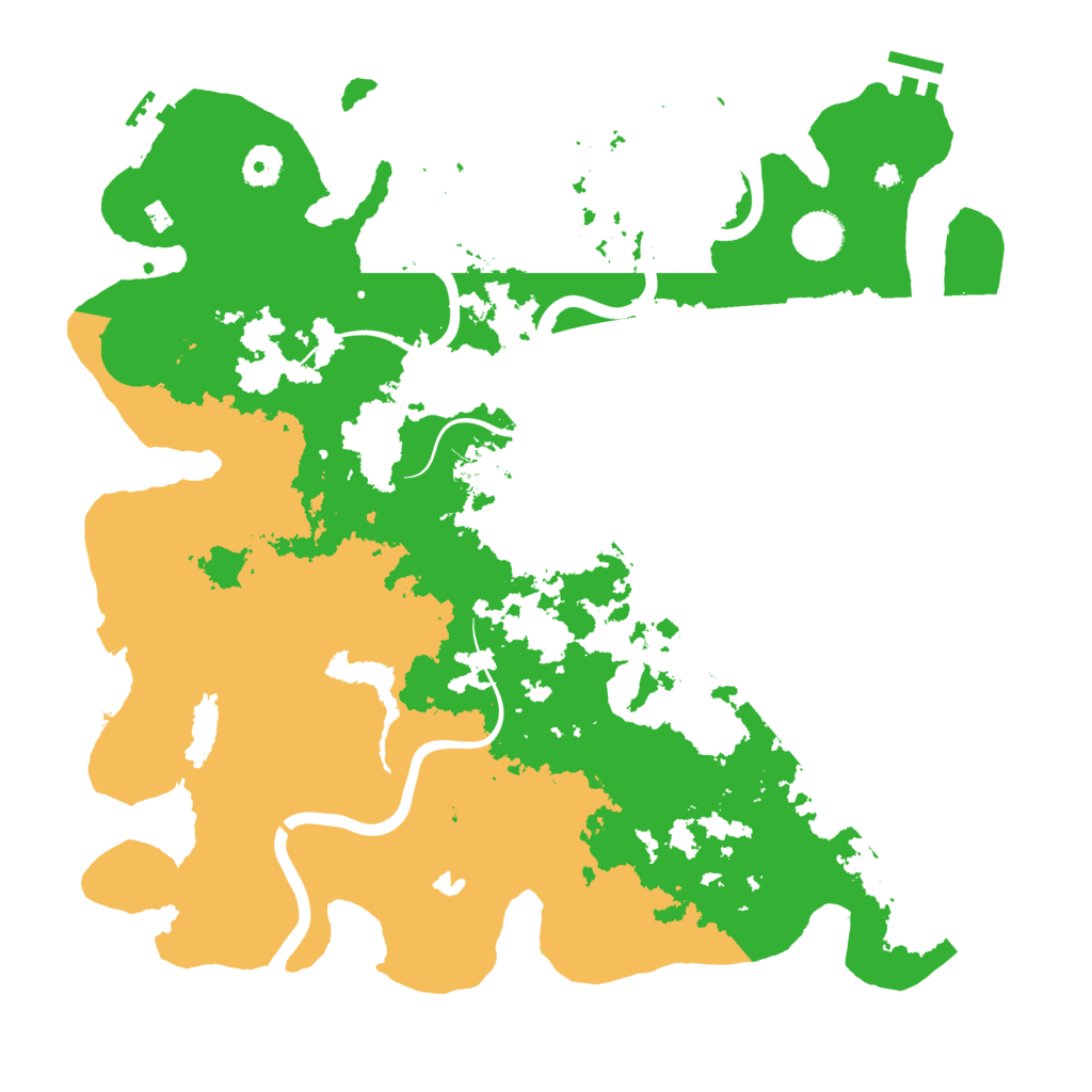 Biome Rust Map: Procedural Map, Size: 4000, Seed: 550786