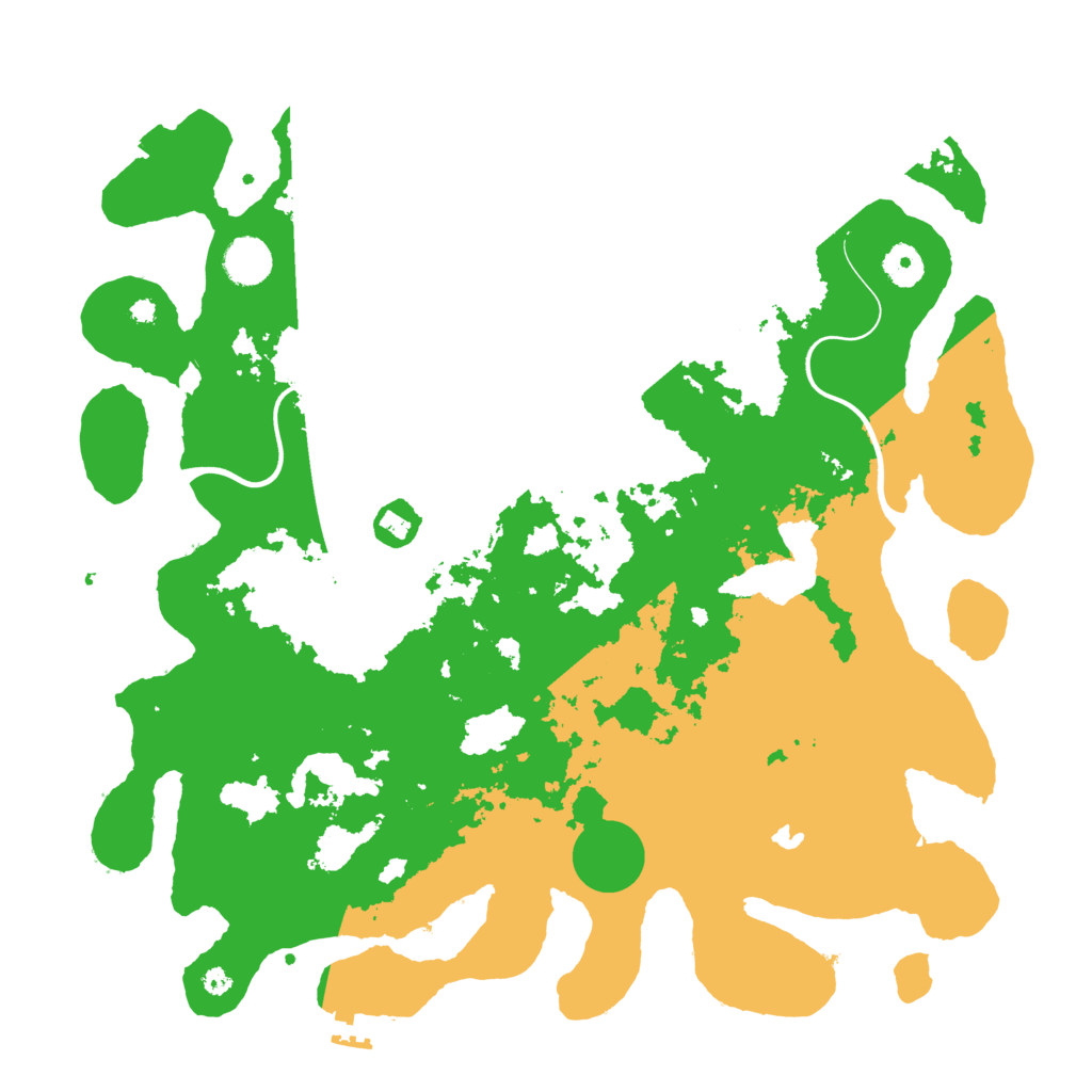 Biome Rust Map: Procedural Map, Size: 4000, Seed: 4993690