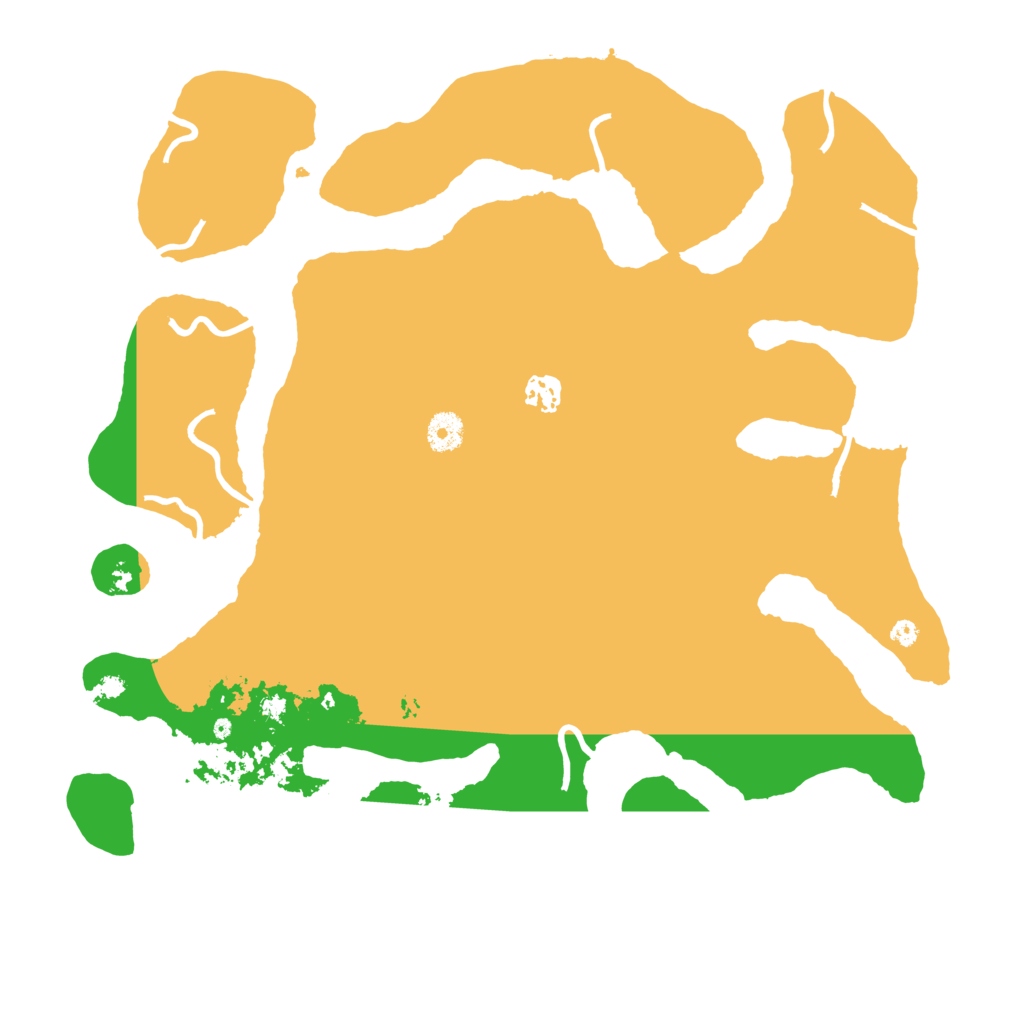 Biome Rust Map: Procedural Map, Size: 4000, Seed: 261922