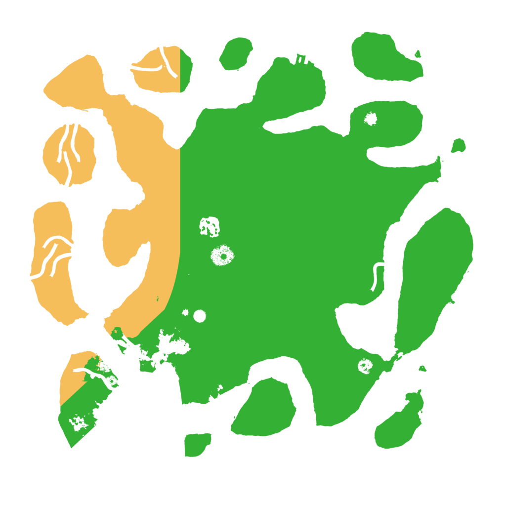 Biome Rust Map: Procedural Map, Size: 3550, Seed: 188307