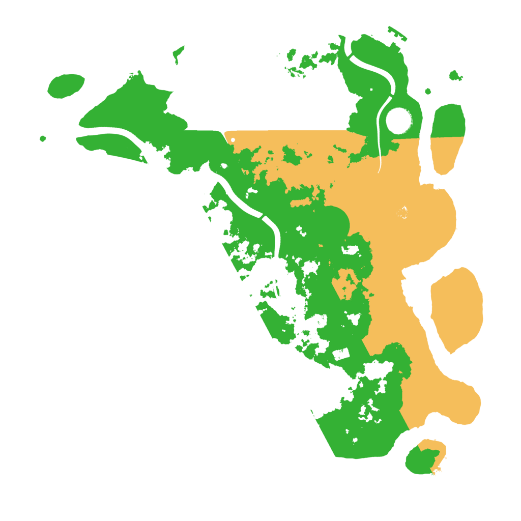 Biome Rust Map: Procedural Map, Size: 3550, Seed: 927824