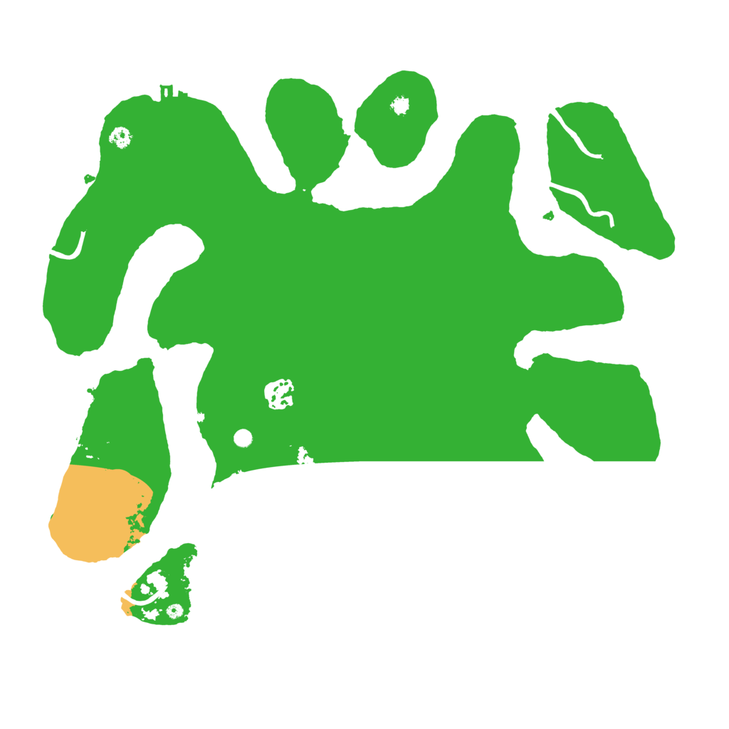 Biome Rust Map: Procedural Map, Size: 3500, Seed: 14432