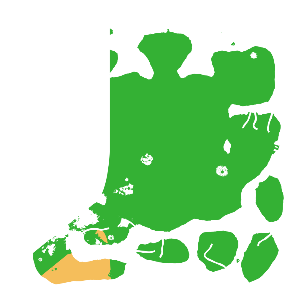 Biome Rust Map: Procedural Map, Size: 4000, Seed: 538164