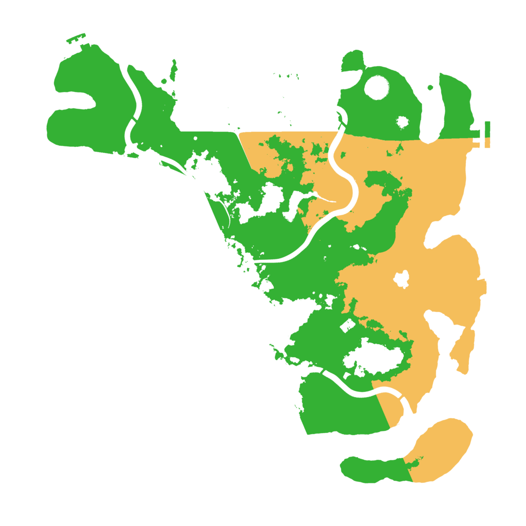 Biome Rust Map: Procedural Map, Size: 4000, Seed: 927267
