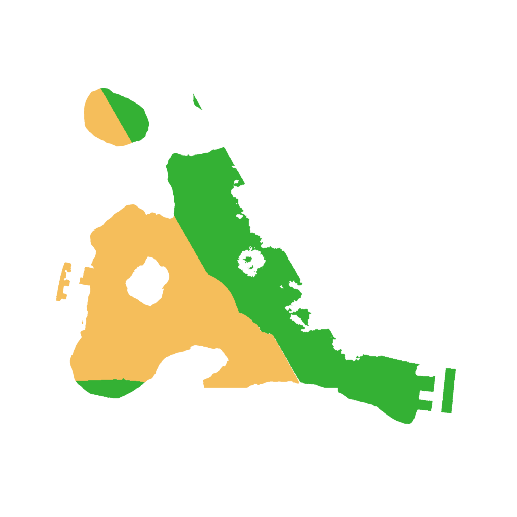 Biome Rust Map: Procedural Map, Size: 2000, Seed: 123