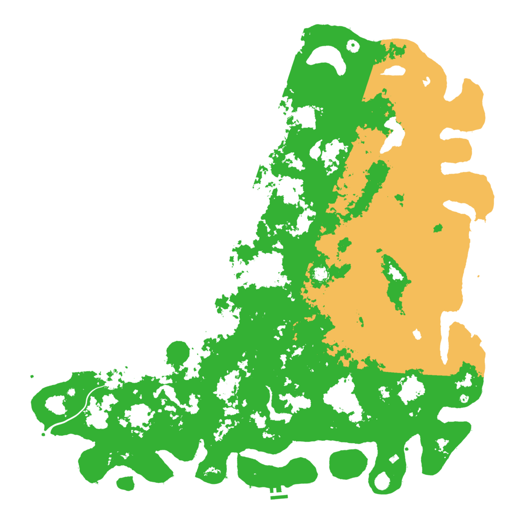 Biome Rust Map: Procedural Map, Size: 6000, Seed: 249147583