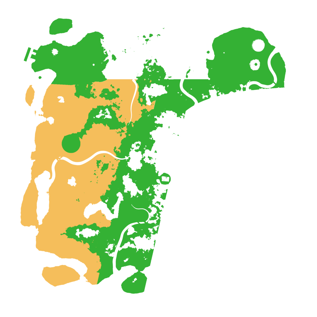 Biome Rust Map: Procedural Map, Size: 4500, Seed: 2010787