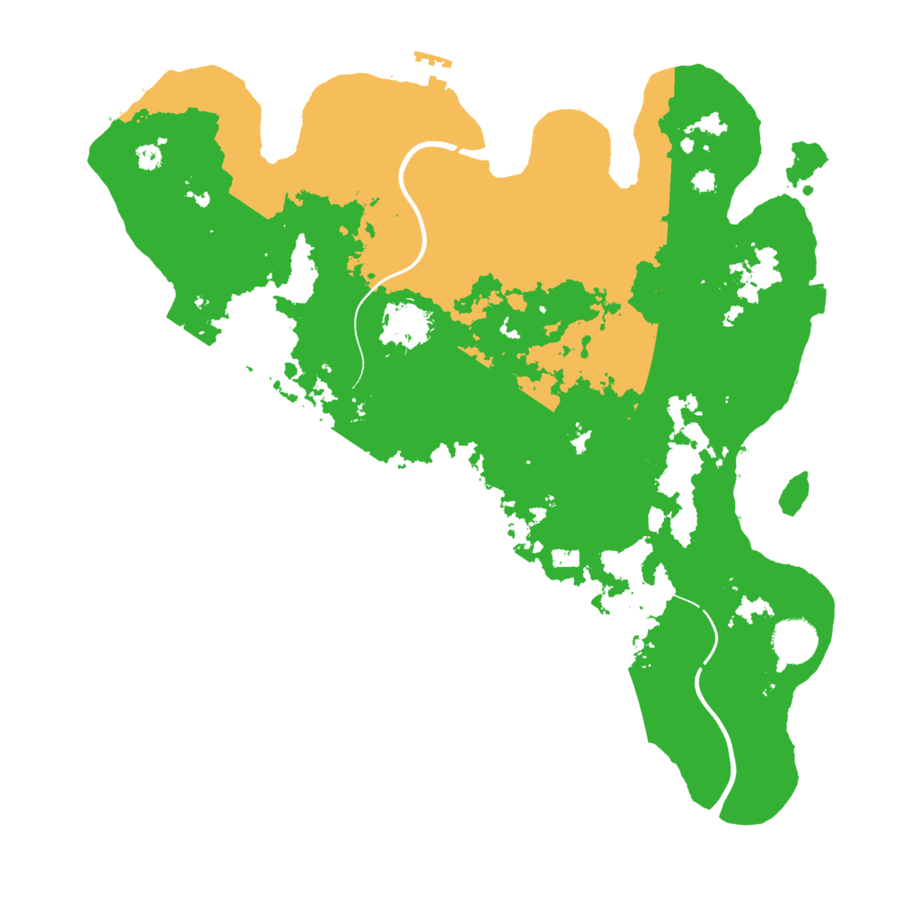 Biome Rust Map: Procedural Map, Size: 3600, Seed: 1943036702