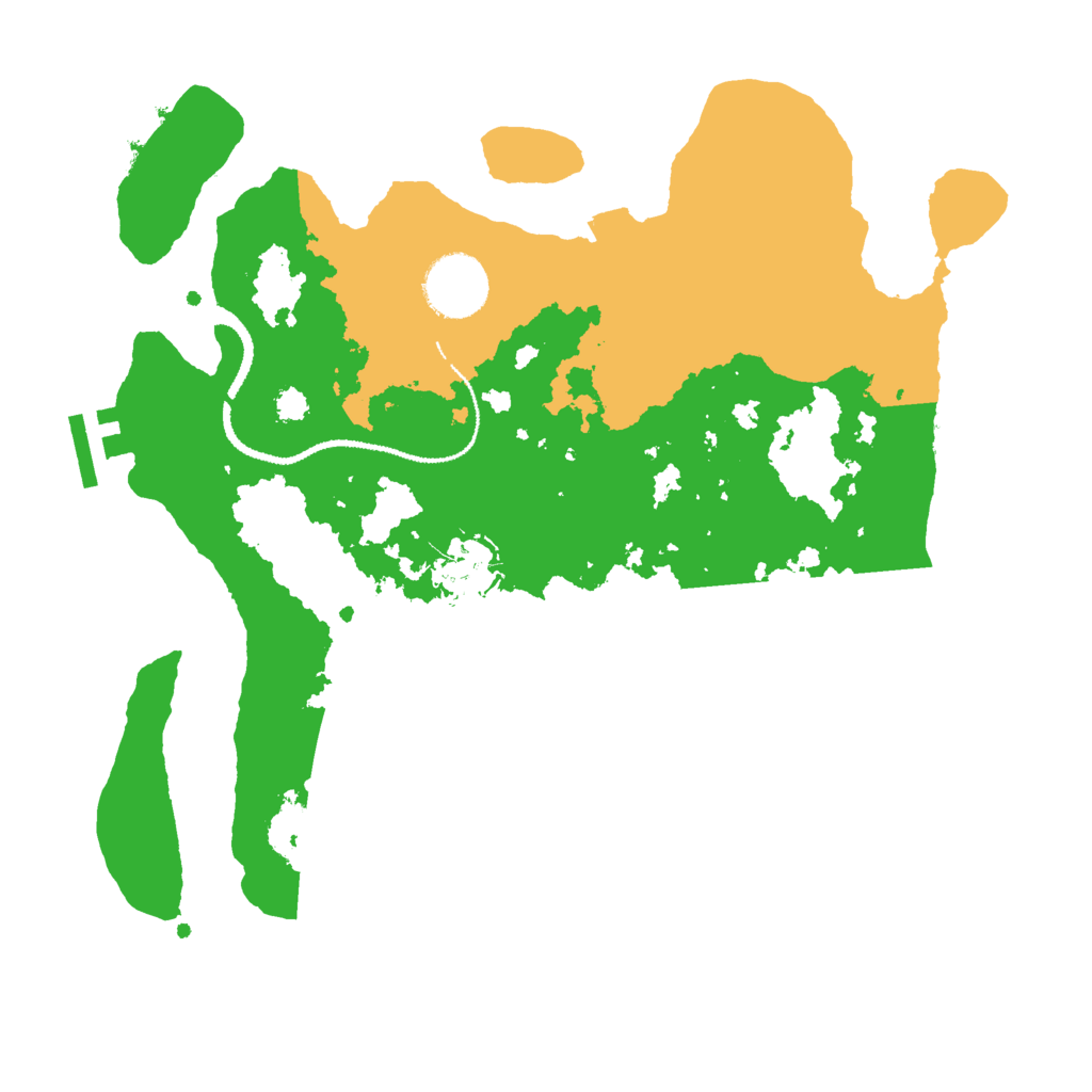 Biome Rust Map: Procedural Map, Size: 3000, Seed: 2033478787