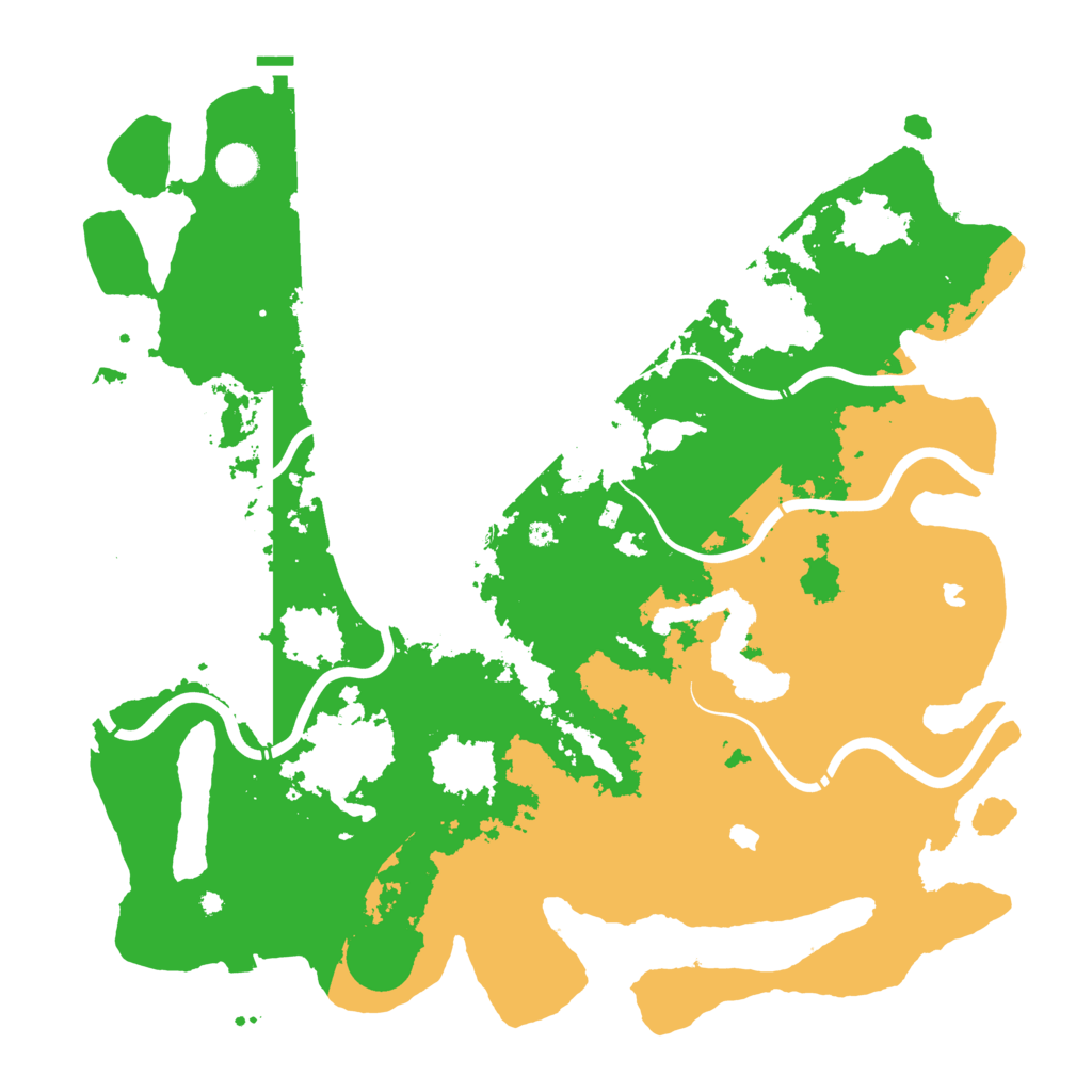 Biome Rust Map: Procedural Map, Size: 4500, Seed: 2012055