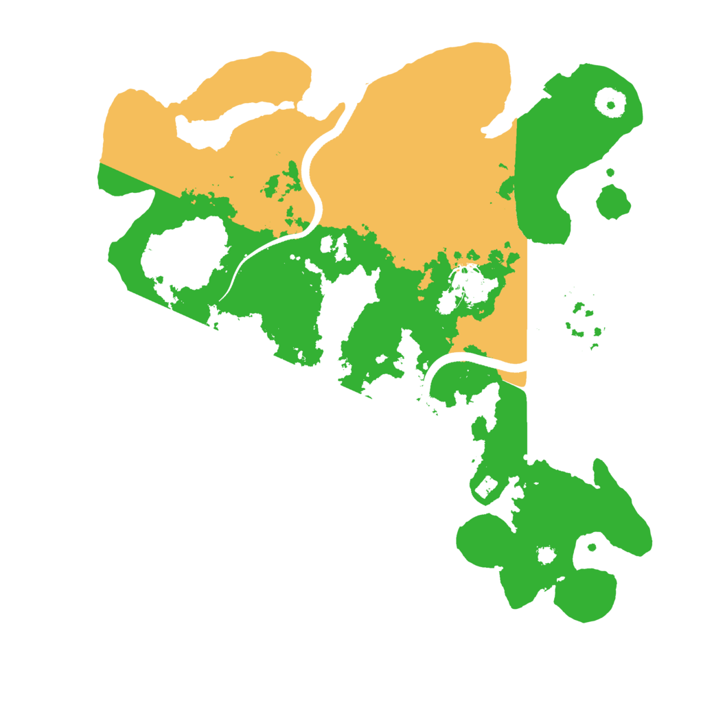 Biome Rust Map: Procedural Map, Size: 3500, Seed: 1712748