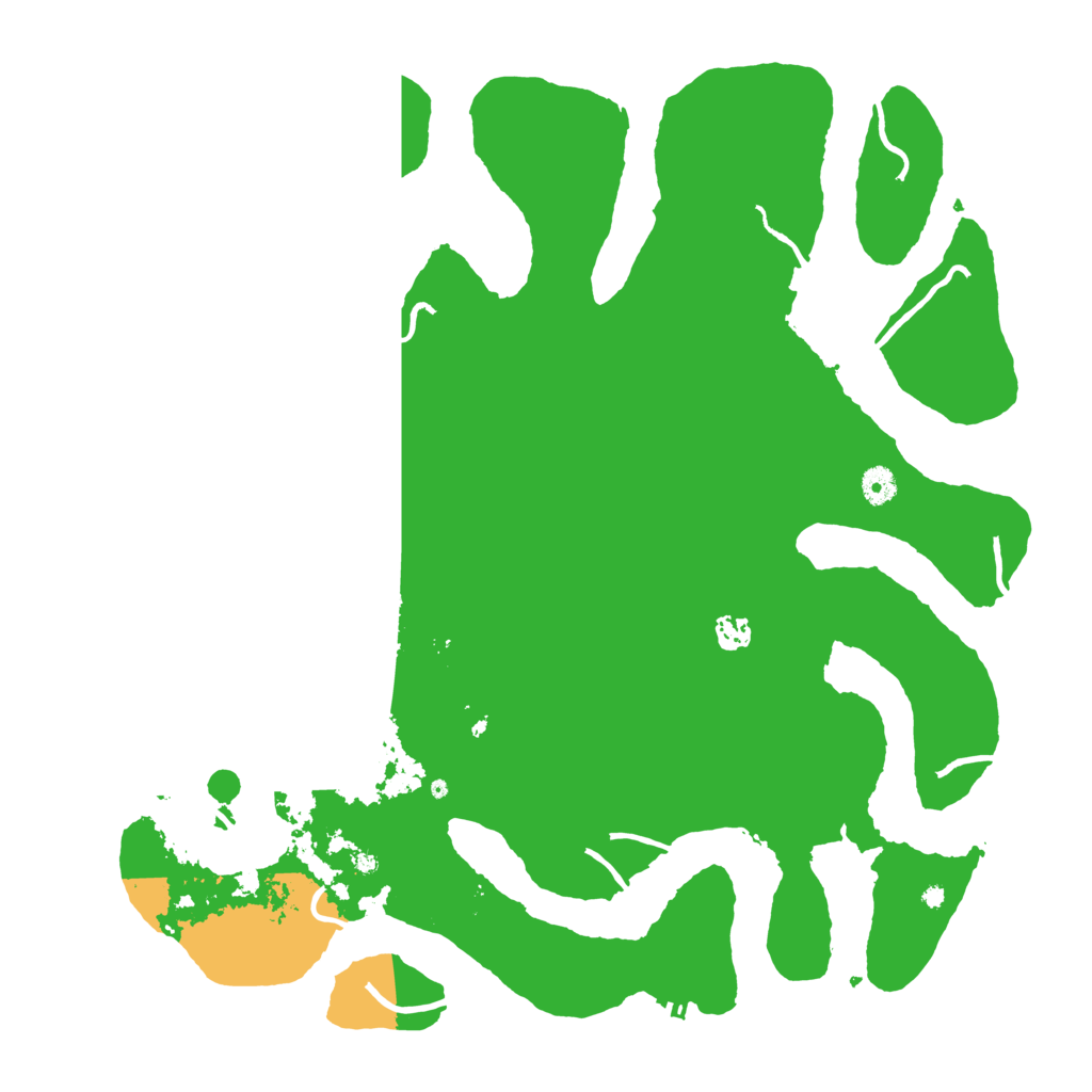 Biome Rust Map: Procedural Map, Size: 4500, Seed: 5516199