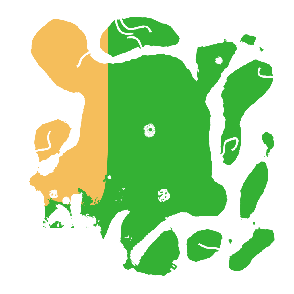 Biome Rust Map: Procedural Map, Size: 3500, Seed: 21123005