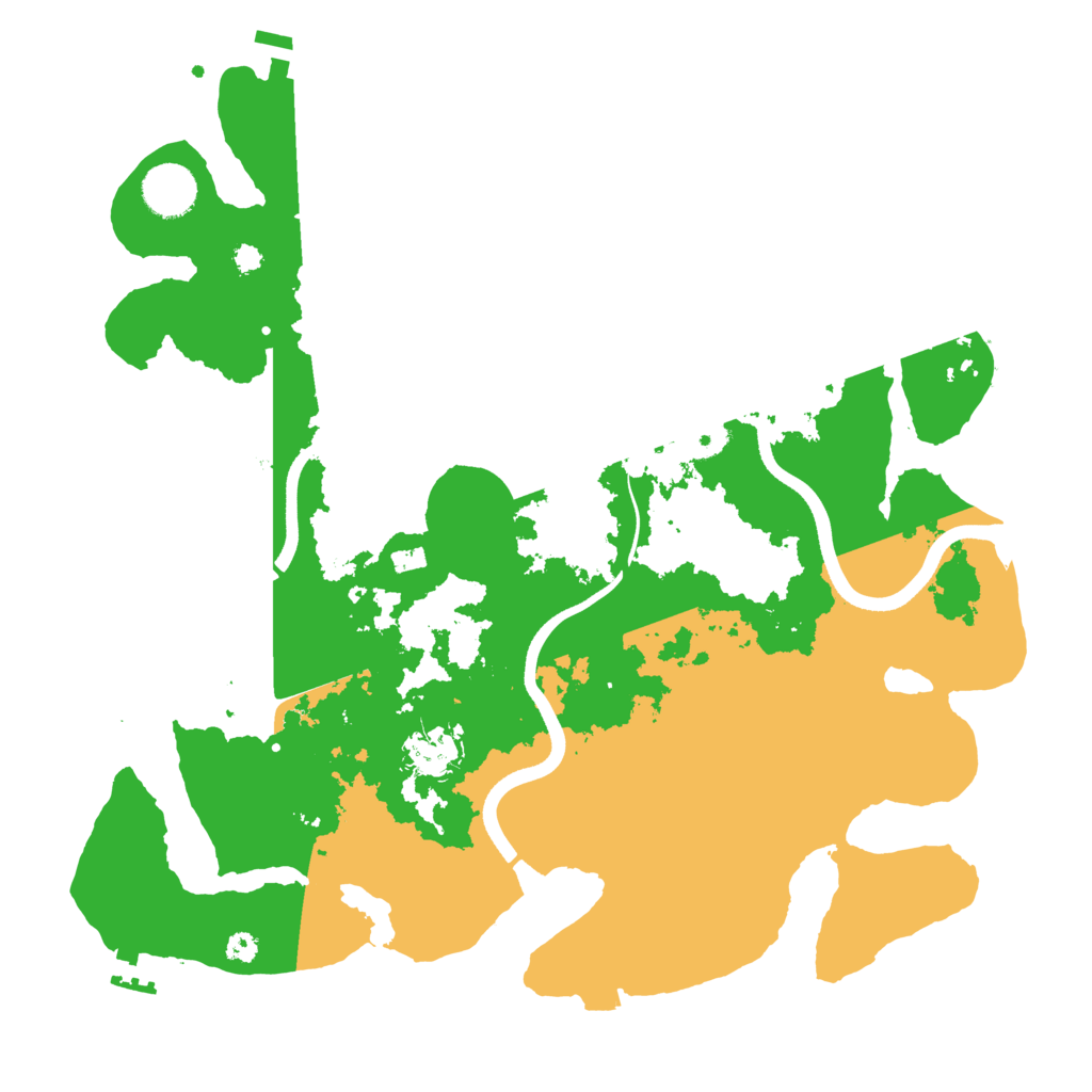 Biome Rust Map: Procedural Map, Size: 3550, Seed: 804747