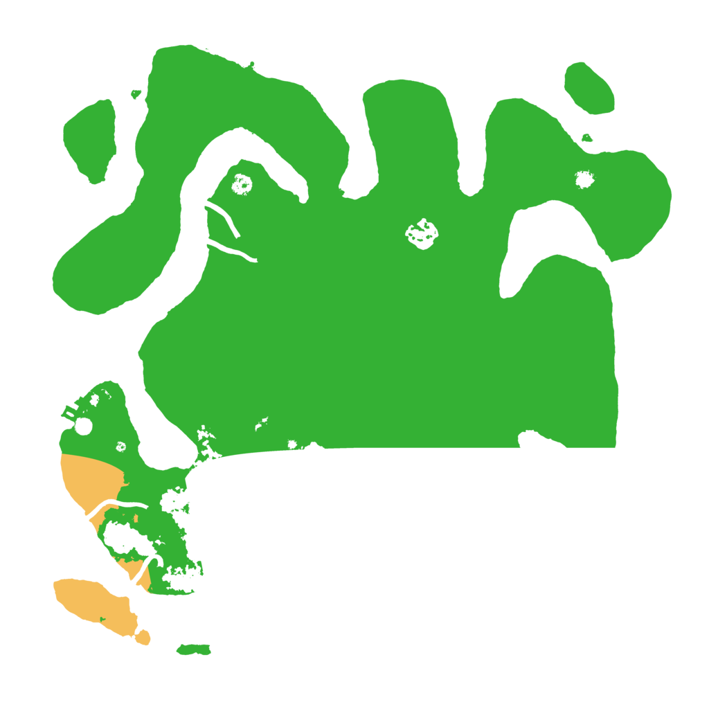 Biome Rust Map: Procedural Map, Size: 3550, Seed: 725477