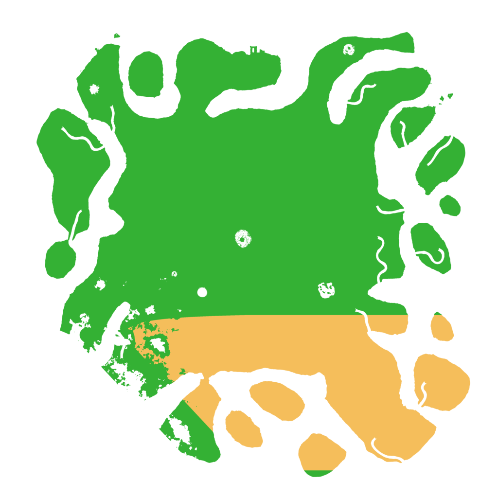 Biome Rust Map: Procedural Map, Size: 4500, Seed: 2120339