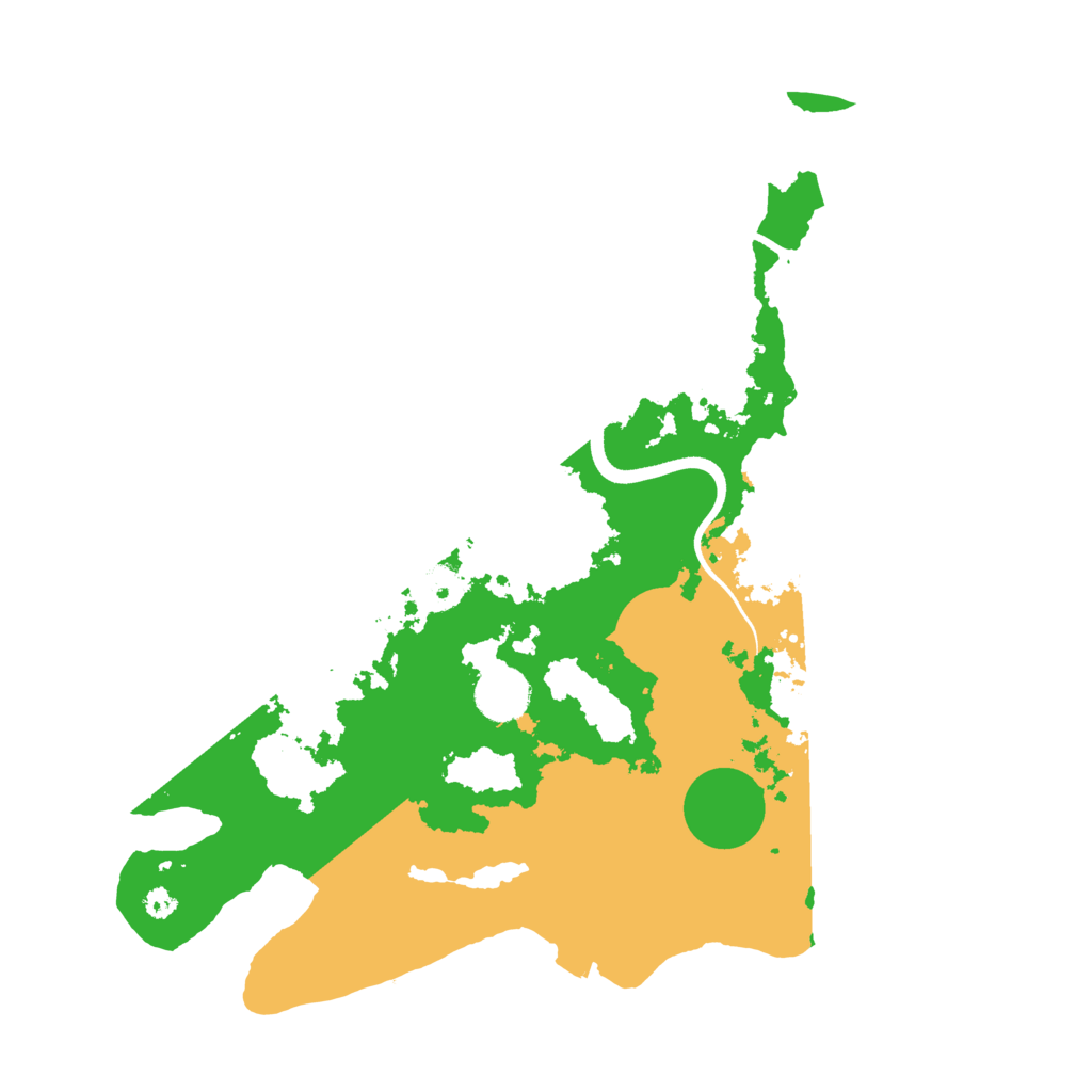 Biome Rust Map: Procedural Map, Size: 3550, Seed: 34341