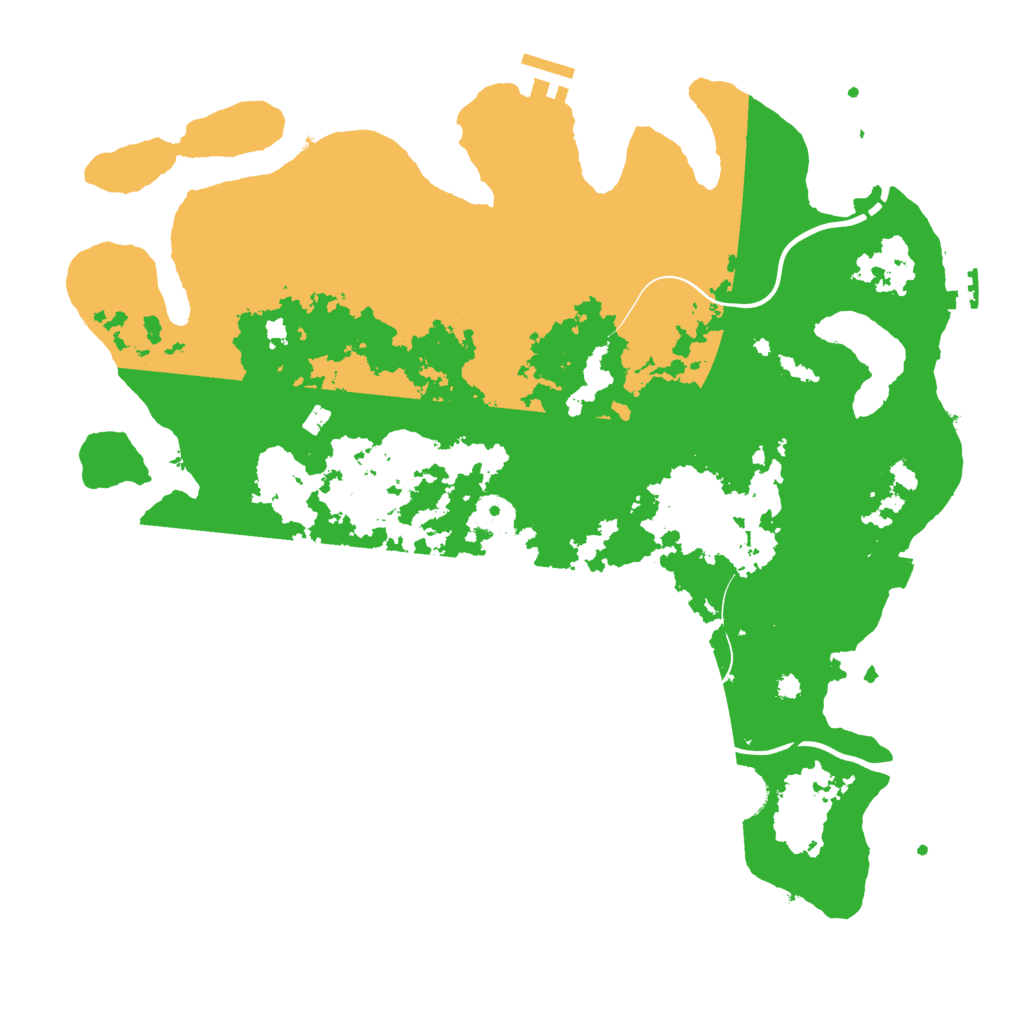 Biome Rust Map: Procedural Map, Size: 3875, Seed: 294123349