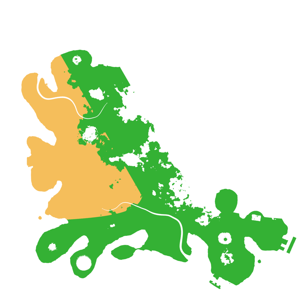 Biome Rust Map: Procedural Map, Size: 3550, Seed: 220244