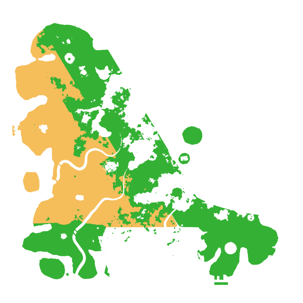 Biome Rust Map: Procedural Map, Size: 4500, Seed: 4794726