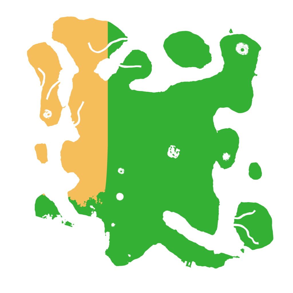 Biome Rust Map: Procedural Map, Size: 3500, Seed: 2570193