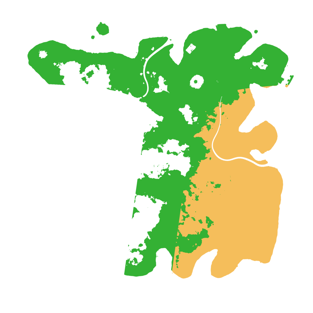 Biome Rust Map: Procedural Map, Size: 3500, Seed: 37462456