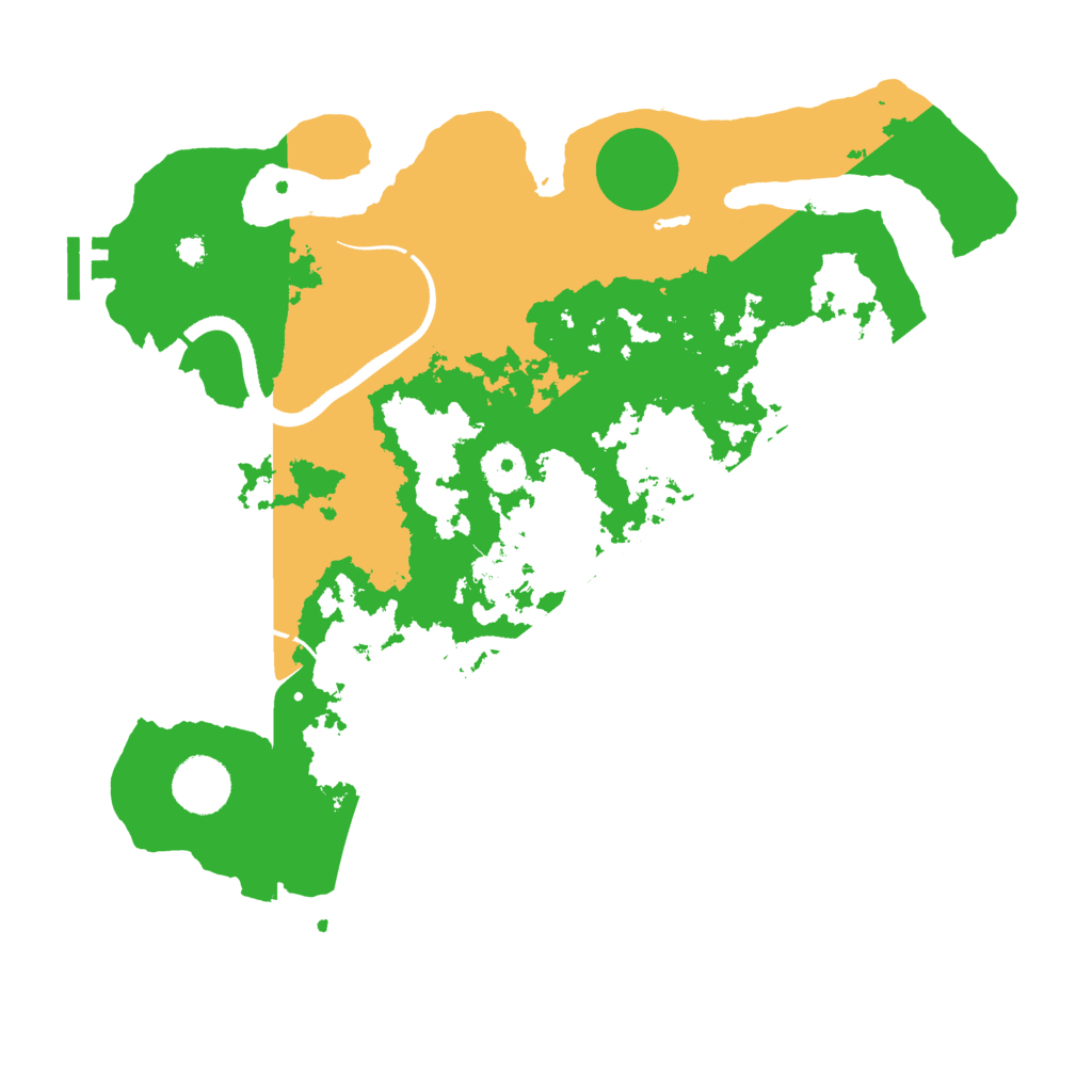 Biome Rust Map: Procedural Map, Size: 3500, Seed: 1248451096