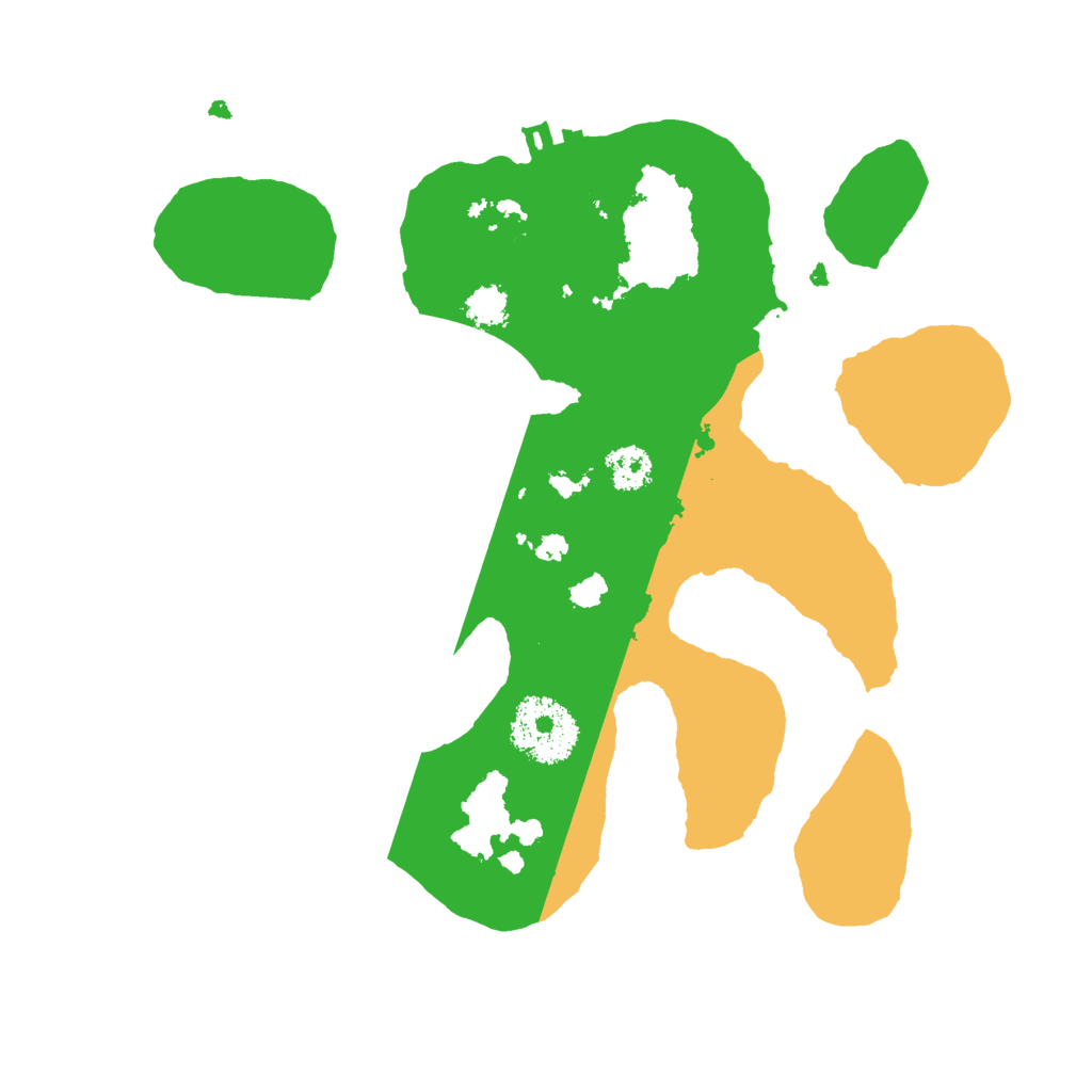 Biome Rust Map: Procedural Map, Size: 2500, Seed: 55075778