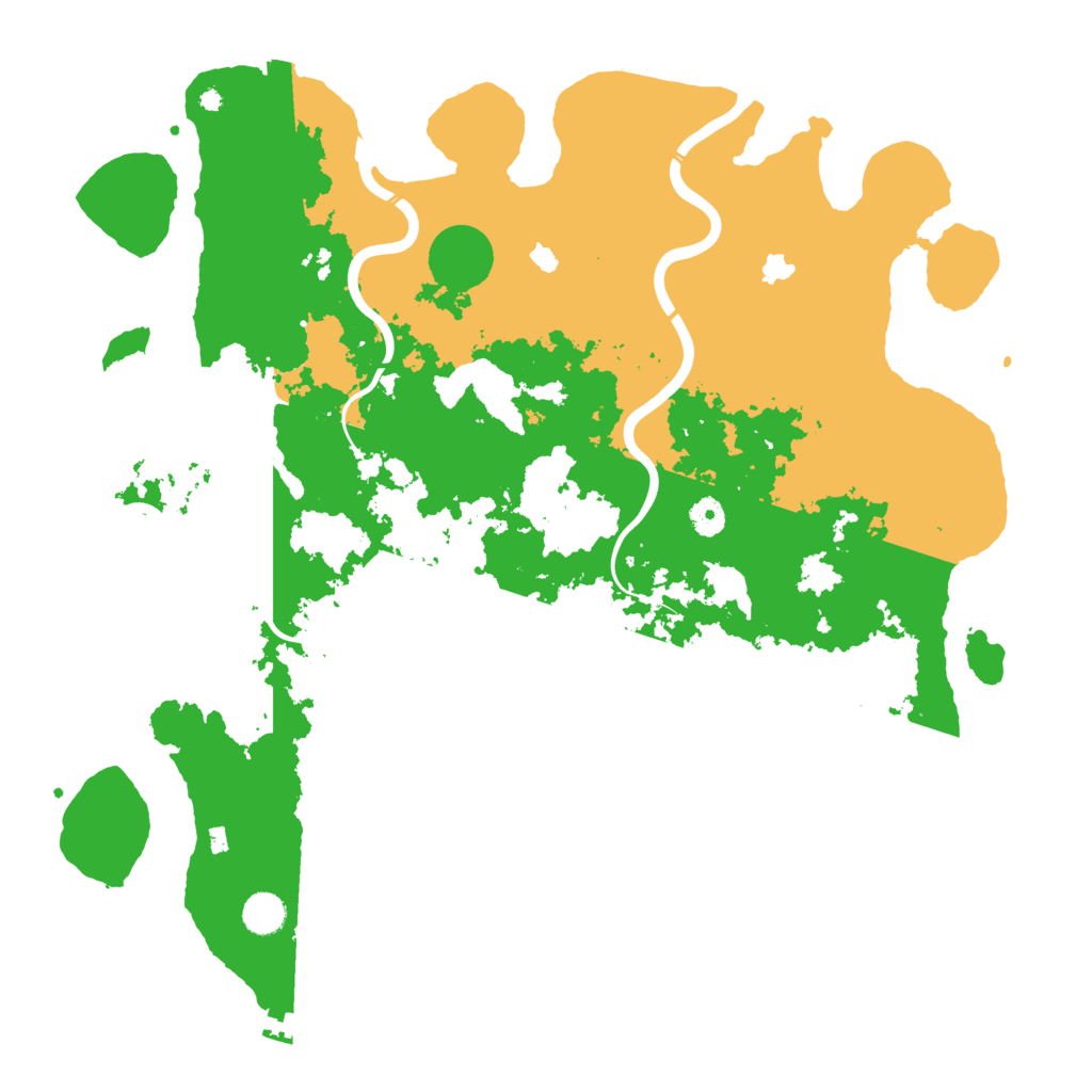 Biome Rust Map: Procedural Map, Size: 4500, Seed: 587634587