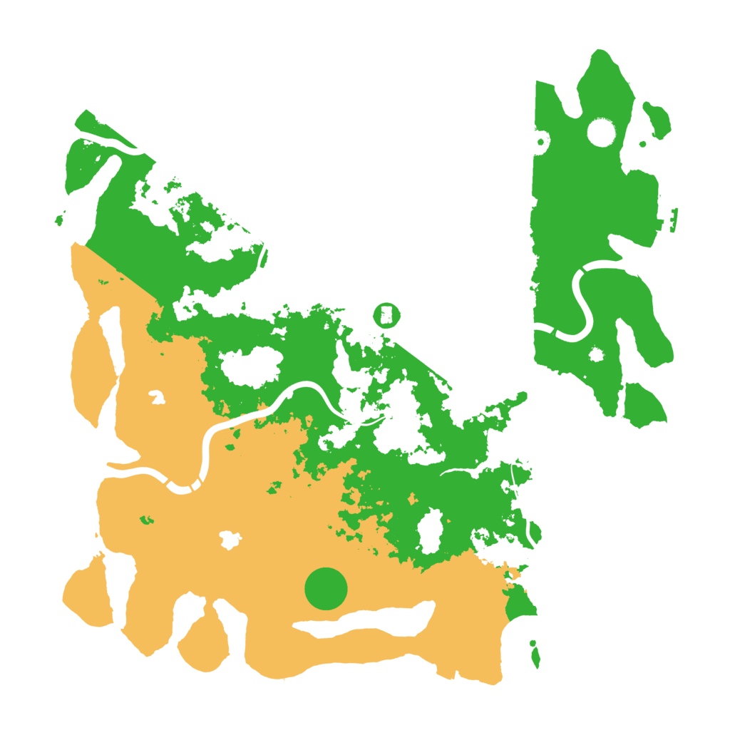 Biome Rust Map: Procedural Map, Size: 4500, Seed: 4385188