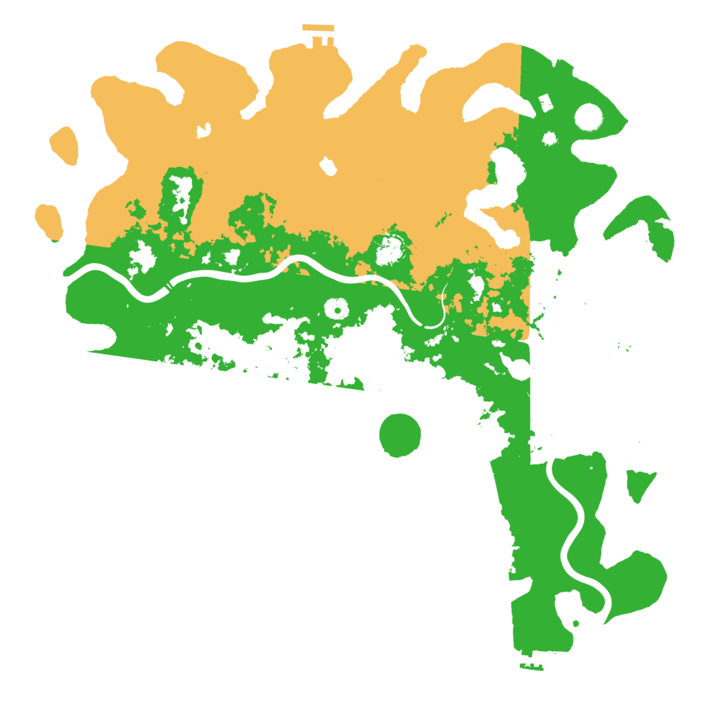 Biome Rust Map: Procedural Map, Size: 4500, Seed: 4087880