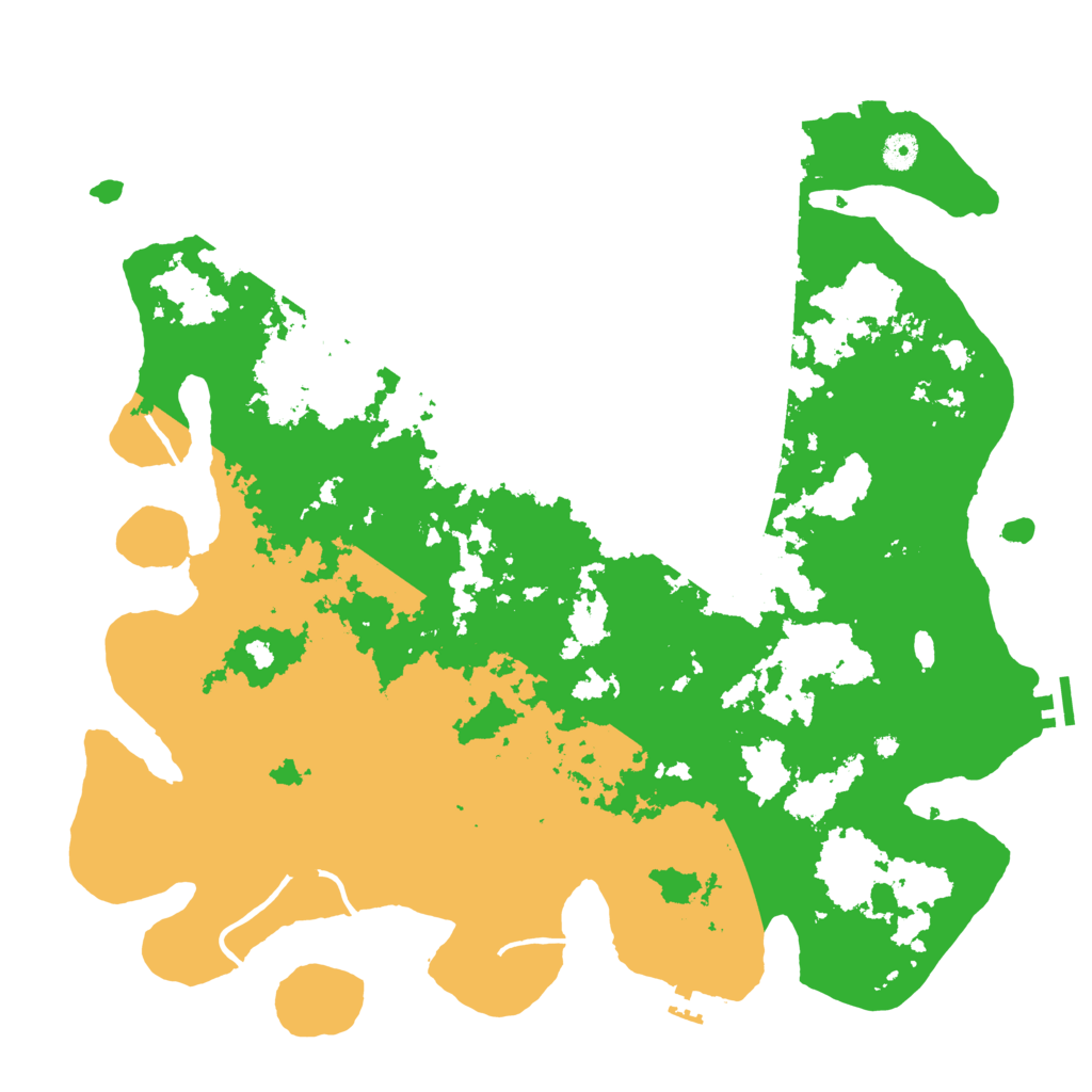 Biome Rust Map: Procedural Map, Size: 4500, Seed: 6001990